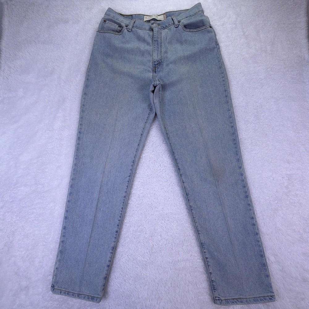 Vintage 90s Levis 512 Jeans Womens 14S High Rise Tapered Leg Light Wash Blue
